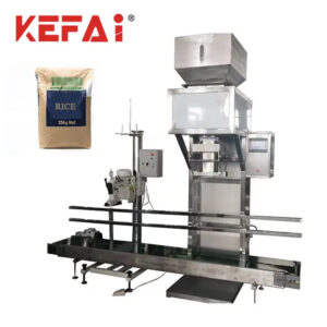 מכונת שקיות אורז של KEFAI 25 KG