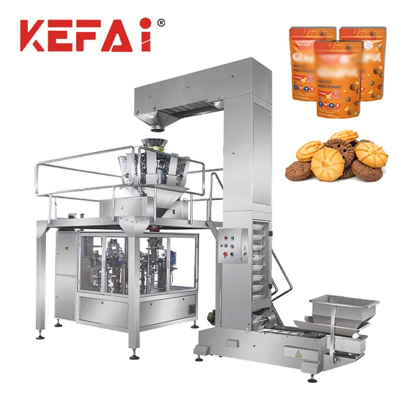 מכונת אריזת חטיפים לשקית סיבובית KEFAI